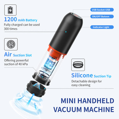 AIRMSEN Handheld Vacuum Sealer Machine, Black
